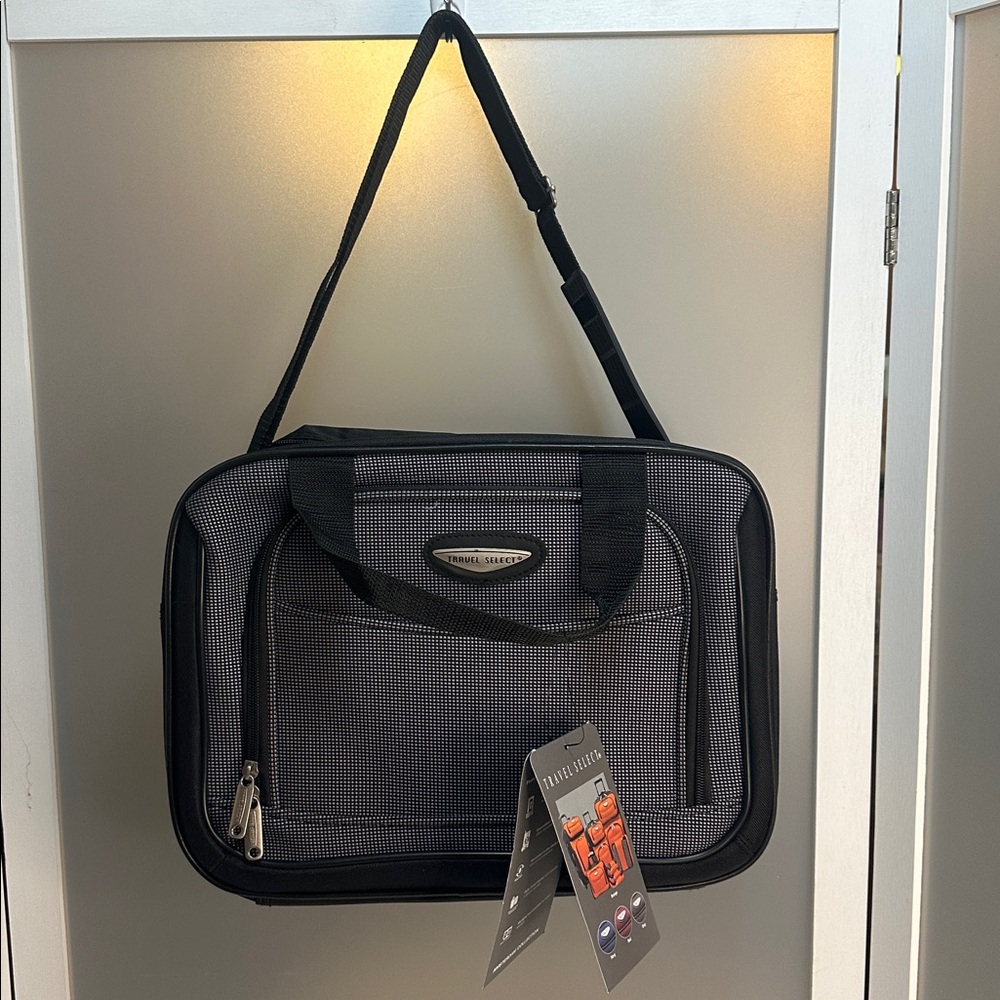 Travel Select Carry-On Tote, Black/blue